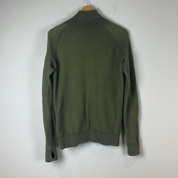 Lululemon Post Savasana Reversible Jacket Fatigue Green / Antidote Size 8 - Picture 7 of 11